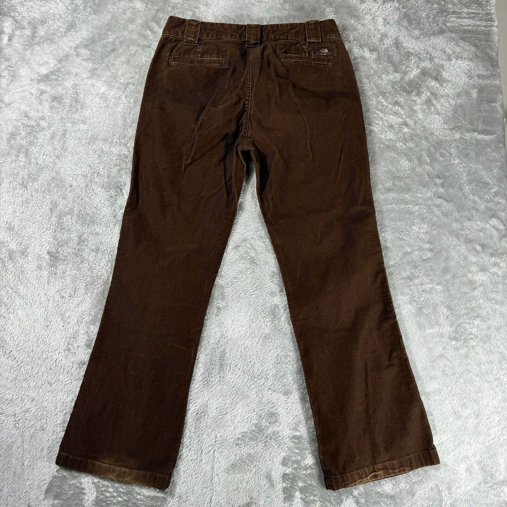 The North Face Corduroy Pants Flare Womens 10 Chocolate Brown Grunge Fall Goblin